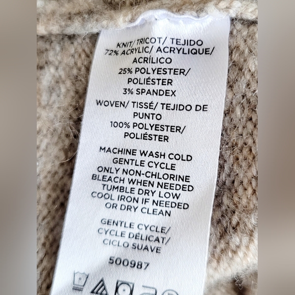 LOFT Ann Taylor Women's Business/Office Pullover Sweater Layered Soft Acryl Med - Picture 4 of 13